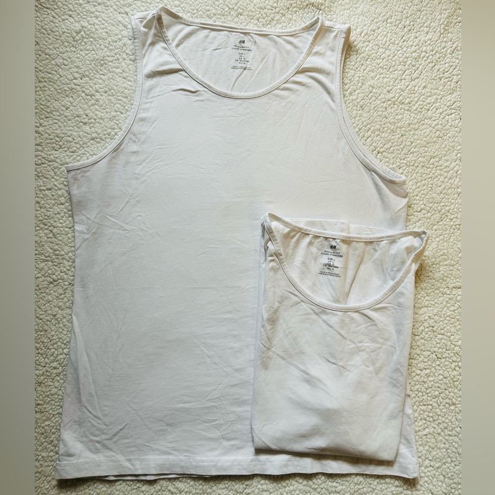 2-pack Regular Fit Tank Tops H&M